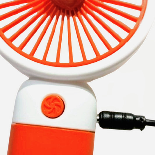 Cute Strawberry-Themed Mini Portable Hand Fans – USB Rechargeable Table Fans for Kids & Home Use